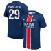 Paris Saint-Germain Bradley Barcola #29 Domácí Dres 2024-25 Krátkým Rukávem